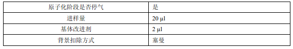 石墨炉原子吸收分光光度法工作条件2