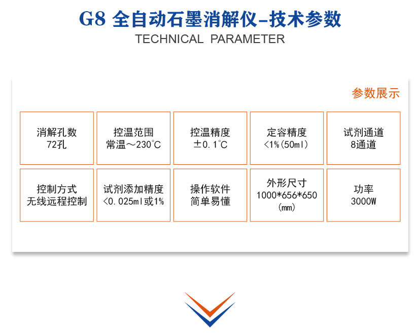 G8全自动石墨消解仪技术参数